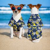 Personalized NRL North Queensland Cowboys PET Hawaiian Shirt
