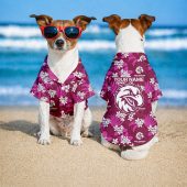 Personalized NRL Manly Warringah Sea Eagles PET Hawaiian Shirt