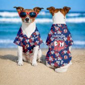 Personalized NRL Sydney Roosters PET Hawaiian Shirt