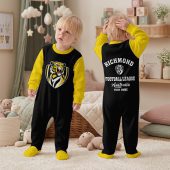 Richmond Tigers AFL Custom Name Children's Romper v2