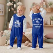 North Melbourne AFL Custom Name Children's Romper v2