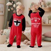 St Kilda Saints AFL Custom Name Children's Romper v2