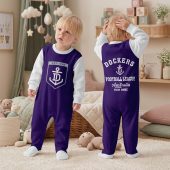 Fremantle Dockers AFL Custom Name Children's Romper v2