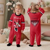 Essendon Bombers AFL MK Mouse Custom Name Children's Romper