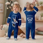 Geelong Cats AFL MK Mouse Custom Name Children's Romper