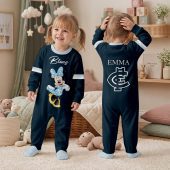 Carlton Blues AFL MK Mouse Custom Name Children's Romper
