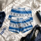 Custom Name NRL Canterbury-Bankstown Bulldogs Men boxer briefs v1