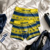 Custom Name NRL North Queensland Cowboys Men boxer briefs v1