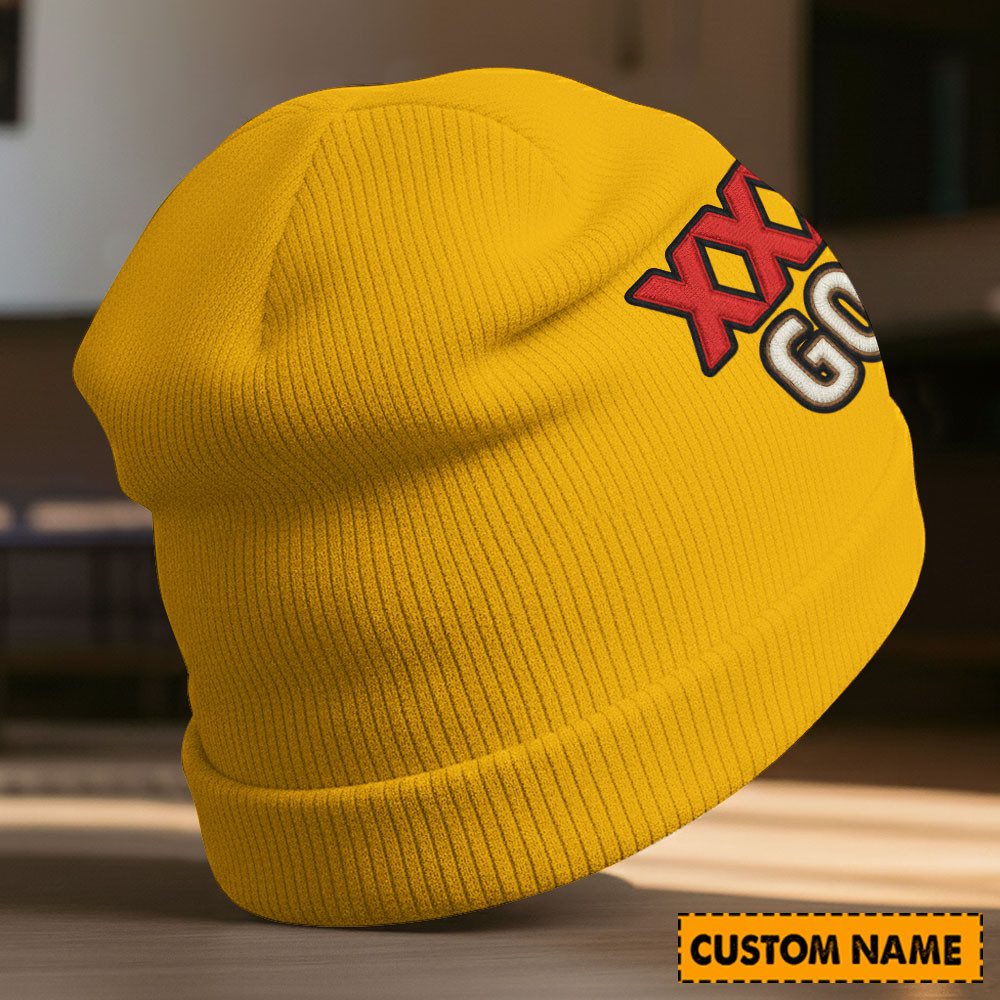 Custom Name NRL Melbourne Storm NRL x XXXX Gold Beanie Hat Custom v1 Custom Name NRL Melbourne Storm NRL x XXXX Gold Beanie Hat Custom v1
