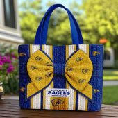 West Coast Eagles AFL Custom name Quilted Tote Bag v1