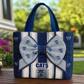 Geelong Cats AFL Custom name Quilted Tote Bag v1