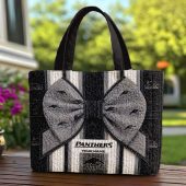 Custom Name NRL Penrith Panthers Quilted Tote Bag v1