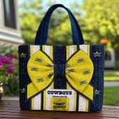 Custom Name NRL North Queensland Cowboys Quilted Tote Bag v1