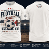 Vintage North America Football Summer 2026 Tshirt