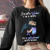 I'm not a widow I'm a wife to a husband with wings - Husband in heaven, husband the guardian angel