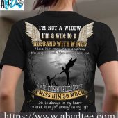 I'm not a widow I'm a wife to husband with wings - Husband and wife, husband in heaven