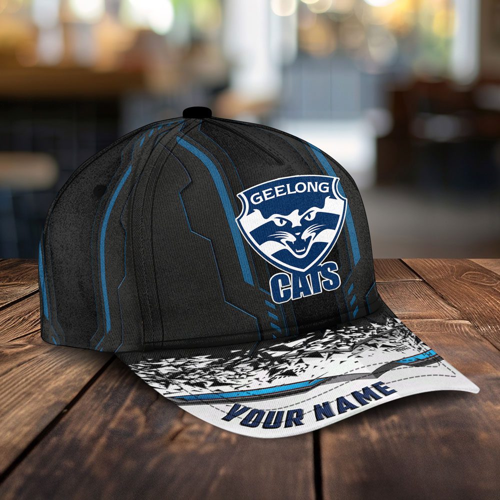 AFL Geelong Cats Sports Custom Name Classic Cap Gift For Fans AFL Geelong Cats Sports Custom Name Classic Cap Gift For Fans