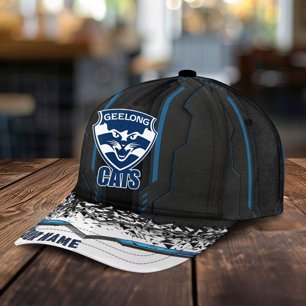 AFL Geelong Cats Sports Custom Name Classic Cap Gift For Fans AFL Geelong Cats Sports Custom Name Classic Cap Gift For Fans