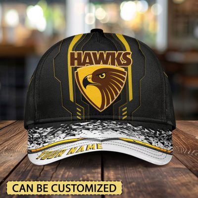 AFL Hawthorn Sports Custom Name Classic Cap Gift For Fans