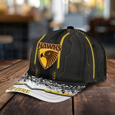 AFL Hawthorn Sports Custom Name Classic Cap Gift For Fans