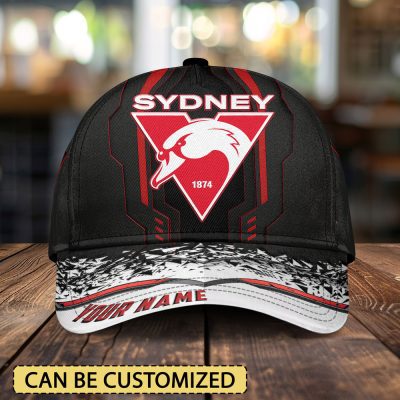 AFL Sydney Swans Sports Custom Name Classic Cap Gift For Fans