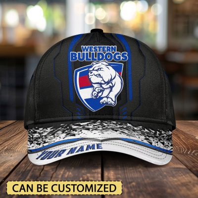 AFL Western Bulldogs Sports Custom Name Classic Cap Gift For Fans