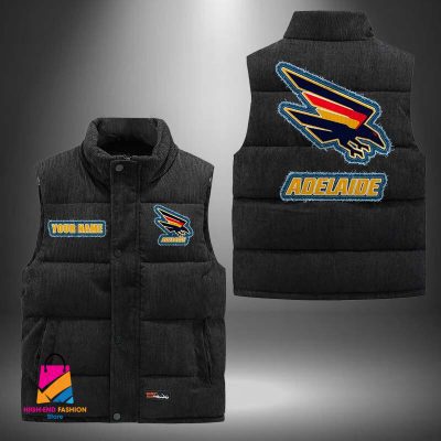 AFL Adelaide Football Personalized Style Sleeveless Puffer Jacket Gift For Fans