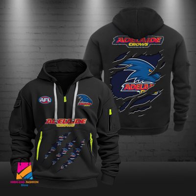 AFL Adelaide Football Half-zip Hoodie Gift For Fans