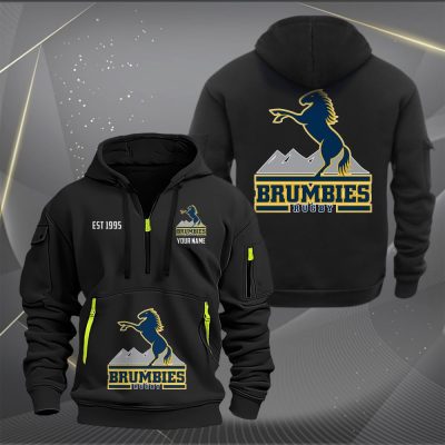 Super Rugby Brumbies Personalized Half-zip Hoodie Gift For Fans