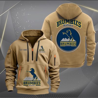 Super Rugby Brumbies Personalized Half-zip Hoodie Gift For Fans