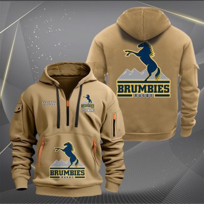 Super Rugby Brumbies Personalized Half-zip Hoodie Gift For Fans