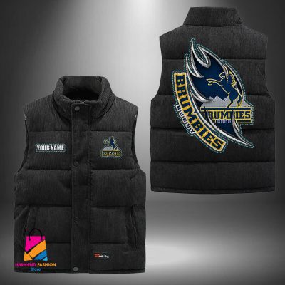 Super Rugby Brumbies Personalized Style Sleeveless Puffer Jacket Gift For Fans