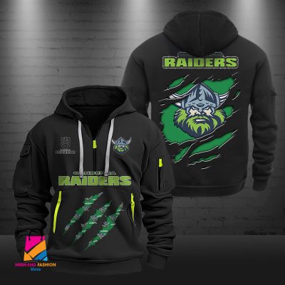 NRL Canberra Raiders Half-zip Hoodie Gift For Fans