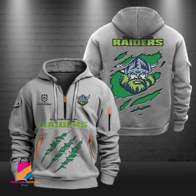 NRL Canberra Raiders Half-zip Hoodie Gift For Fans