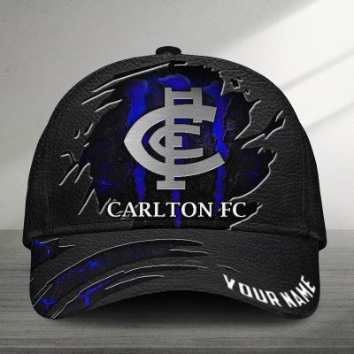 AFL Carlton Sports Custom Name Classic Cap Gift For Fans