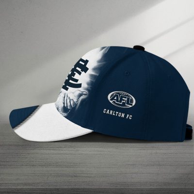 AFL Carlton Sports Custom Name Classic Cap Gift For Fans
