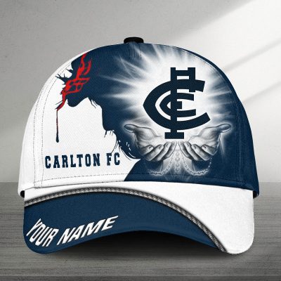AFL Carlton Sports Custom Name Classic Cap Gift For Fans