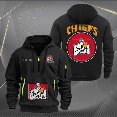 Super Rugby Chiefs Personalized Half-zip Hoodie Gift For Fans