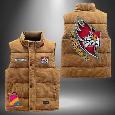 Super Rugby Chiefs Personalized Style Sleeveless Puffer Jacket Gift For Fans