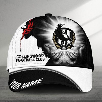 AFL Collingwood Sports Custom Name Classic Cap Gift For Fans