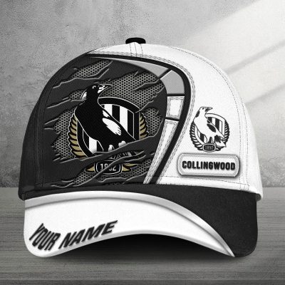 AFL Collingwood Sports Custom Name Classic Cap Gift For Fans