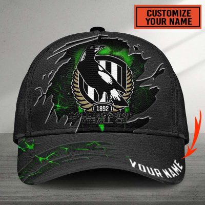 AFL Collingwood Sports Custom Name Classic Cap Gift For Fans