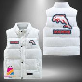 NRL Dolphins Personalized Style Sleeveless Puffer Jacket Gift For Fans