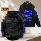 Super Rugby Fijian Drua Personalized Half-zip Hoodie Gift For Fans