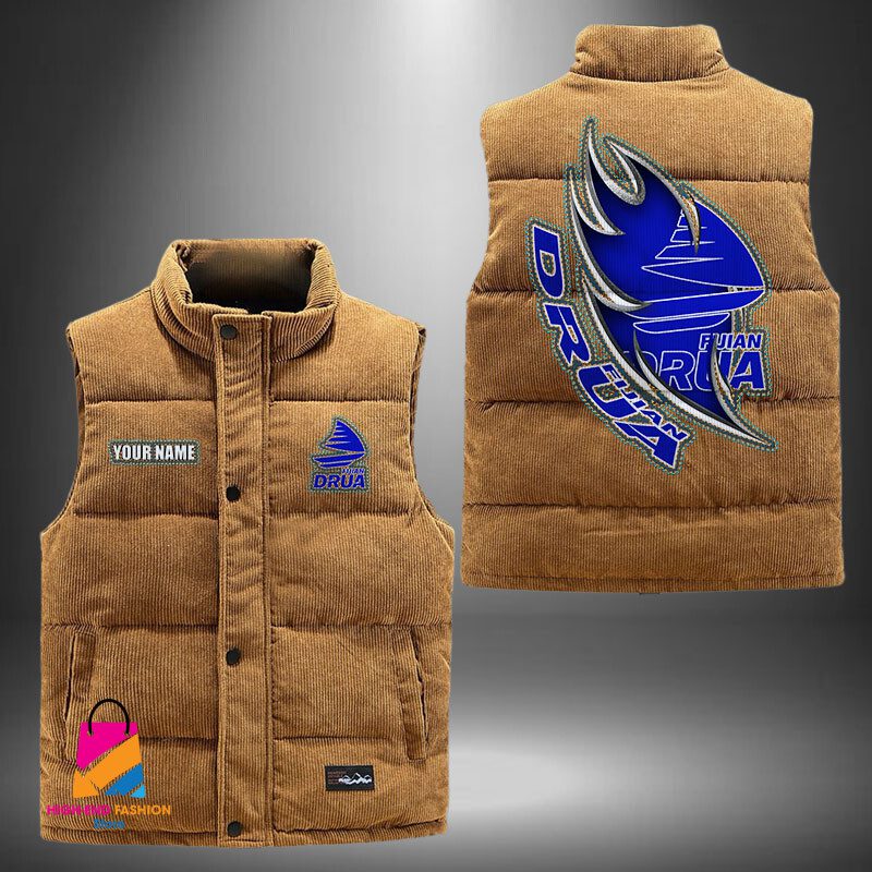 Super Rugby Fijian Drua Personalized Style Sleeveless Puffer Jacket Gift For Fans Super Rugby Fijian Drua Personalized Style Sleeveless Puffer Jacket Gift For Fans