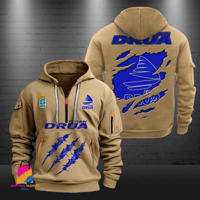 Super Rugby Fijian Drua Half-zip Hoodie Gift For Fans
