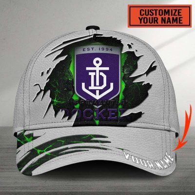 AFL Fremantle Sports Custom Name Classic Cap Gift For Fans
