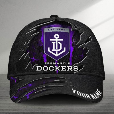 AFL Fremantle Sports Custom Name Classic Cap Gift For Fans