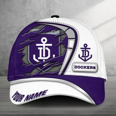 AFL Fremantle Sports Custom Name Classic Cap Gift For Fans
