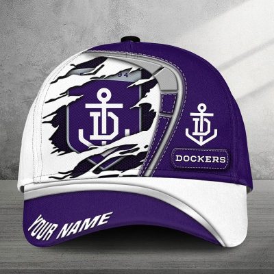 AFL Fremantle Sports Custom Name Classic Cap Gift For Fans
